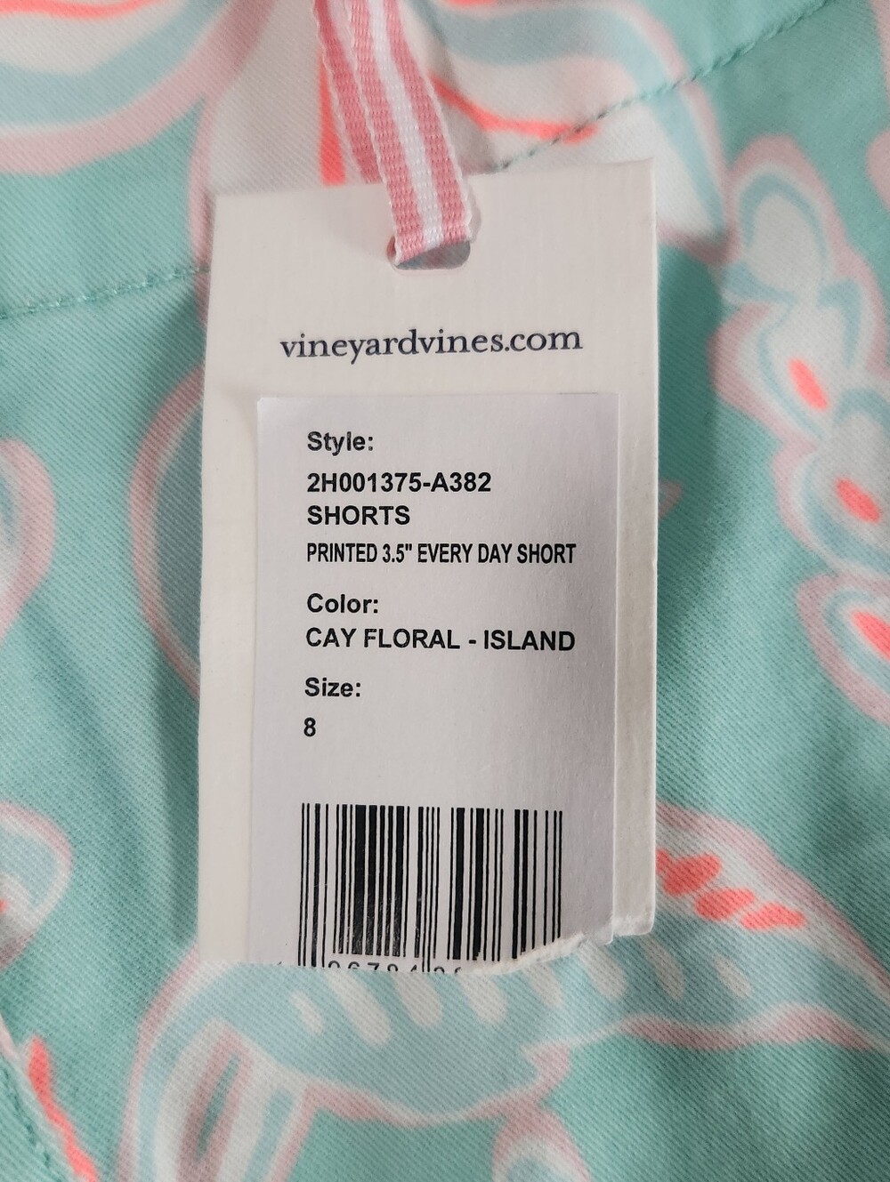 VINEYARD VINES Every Day Shorts Cay Floral Island Size 8 new with tags - Picture 2 of 12